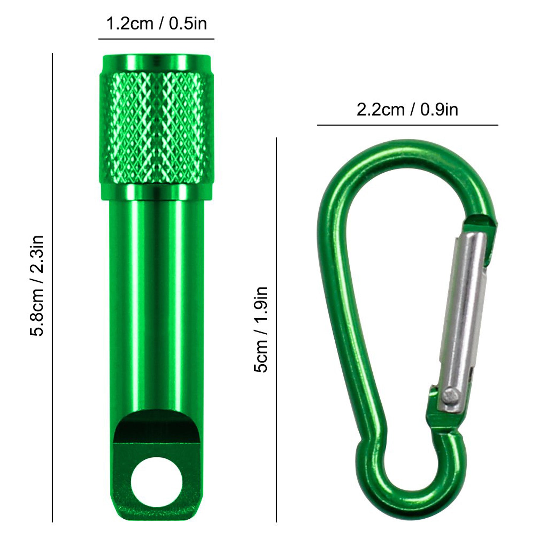 Flashlight With Hiking Buckle