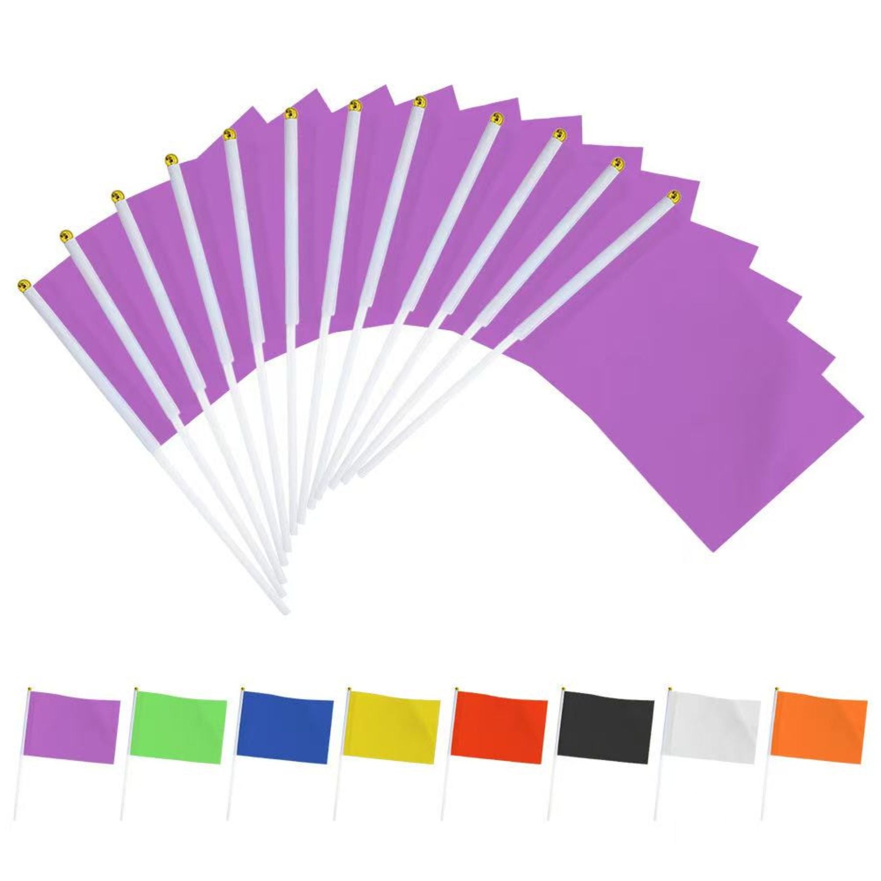 Solid-Color Hand-Cranked Flag