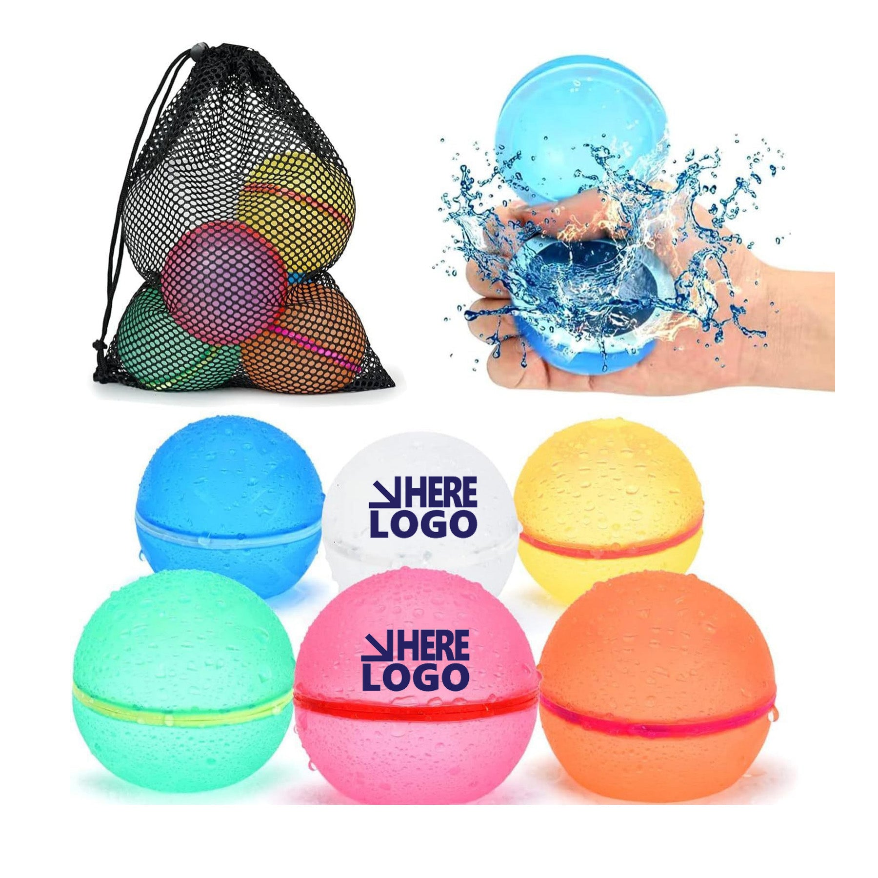 Reusable Silicone Magnetic Water Ball