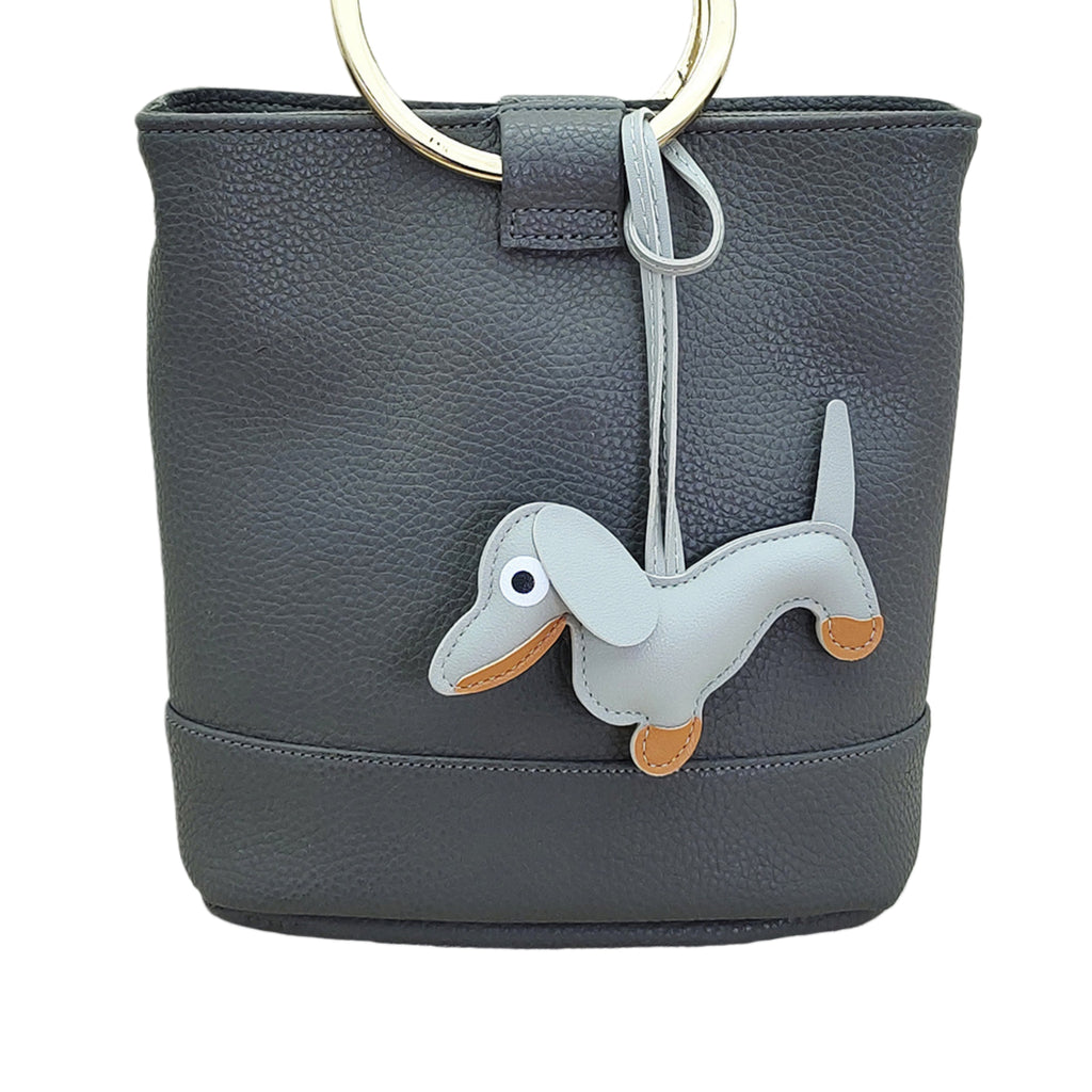 Cartoon Leather Puppy Bag Charm