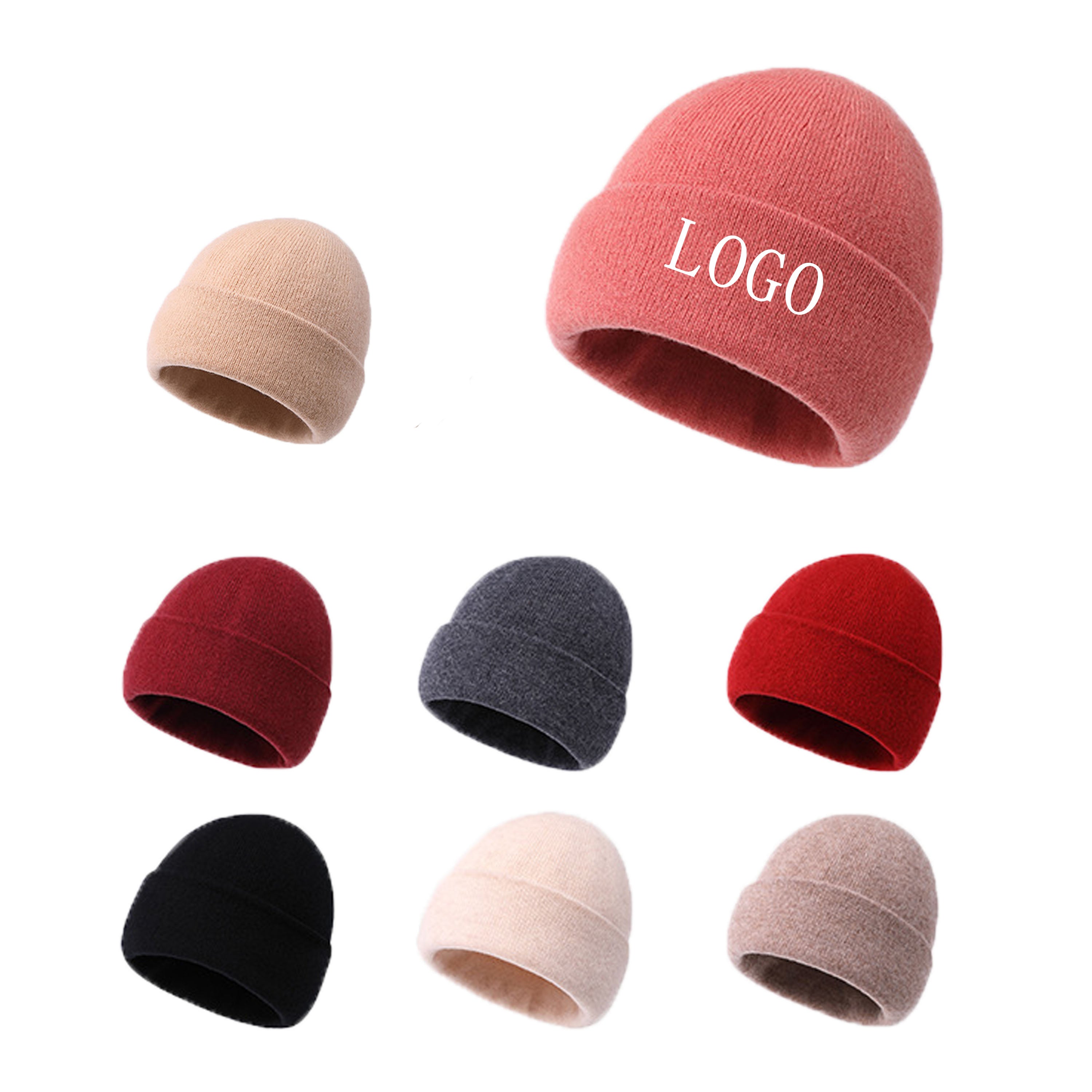 Warm Solid Color Woolen Beanie