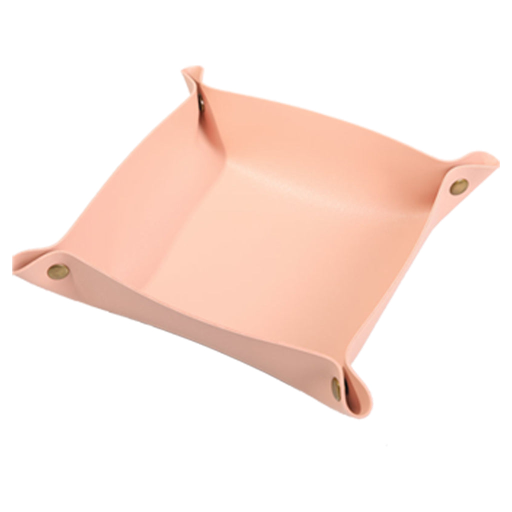 Pu Leather Folding Storage Tray