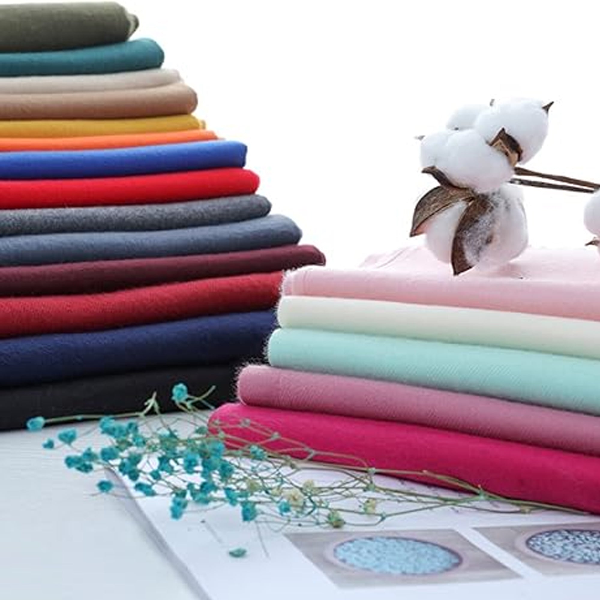 Cashmere Scarf With Fringed Edges