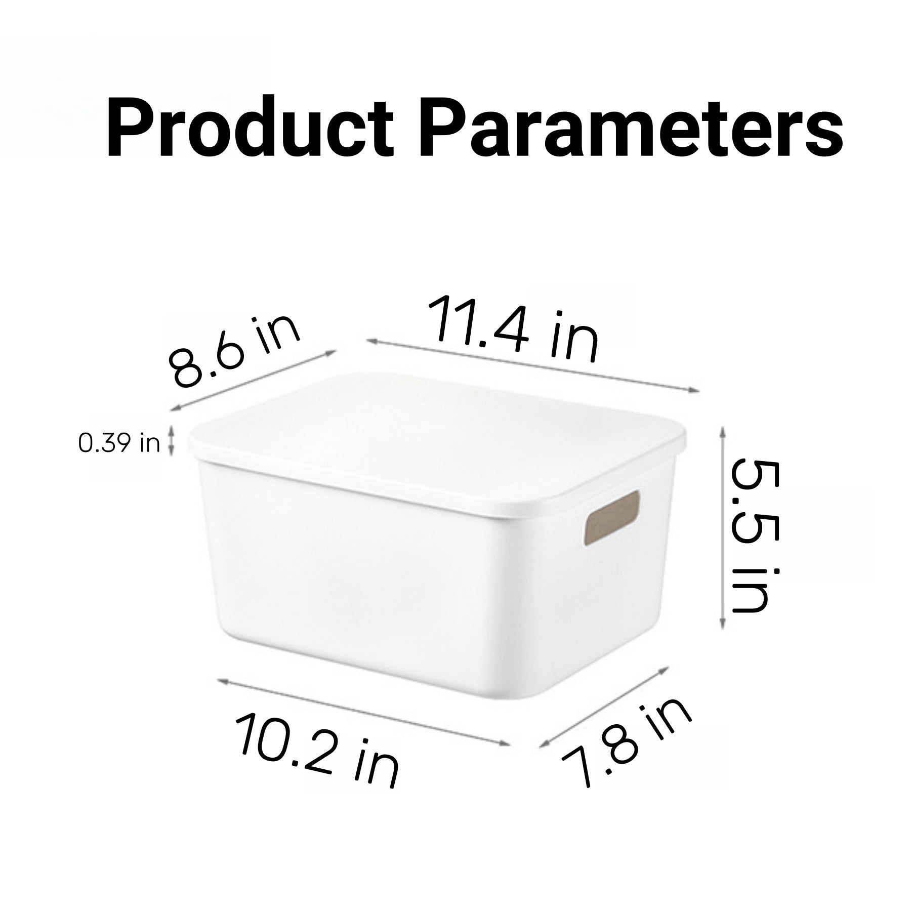 Large-capacity Rectangular Storage Box