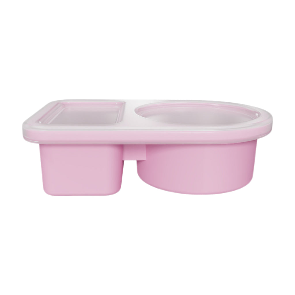 Portable Divided Silicone Snack Container