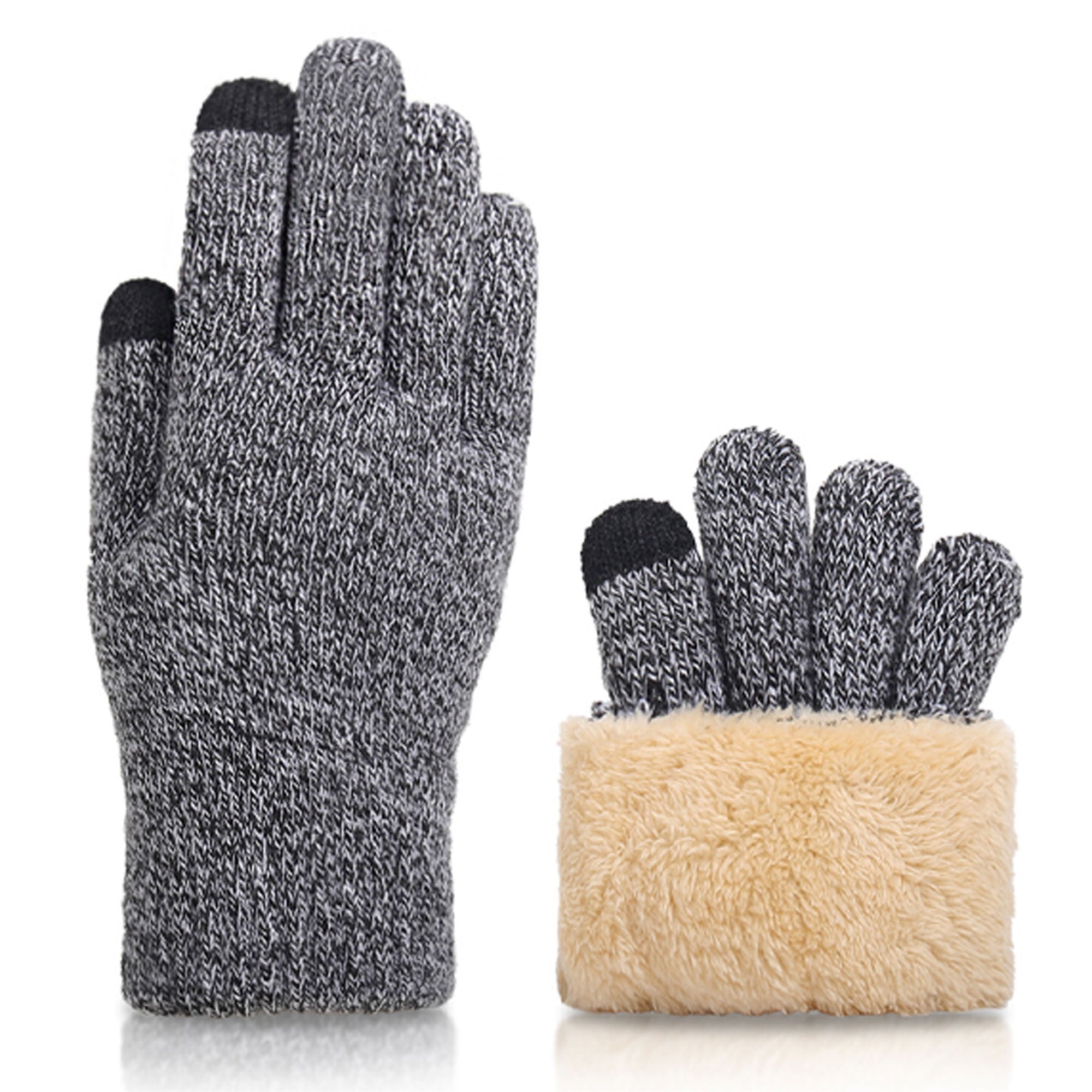 Winter Knit Touch Screen Gloves