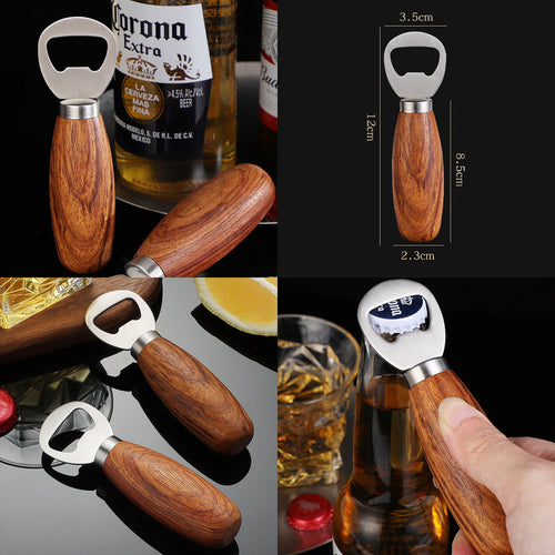 Bourbon-Style Yellow Rosewood Bottle Opener