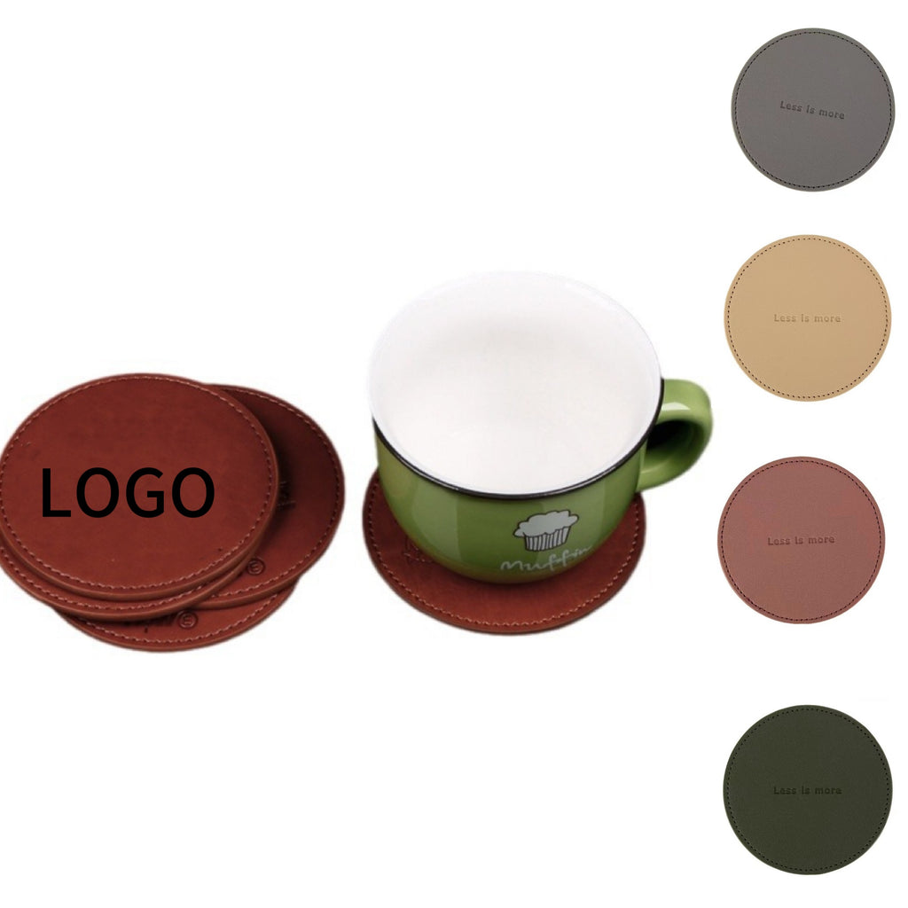 Custom Round PU Coaster