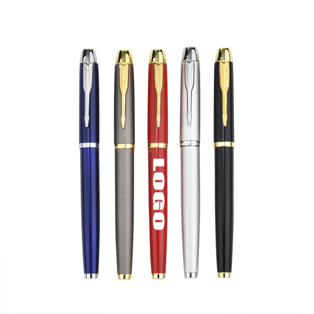 High-End Business Black Ink Metal Pen
