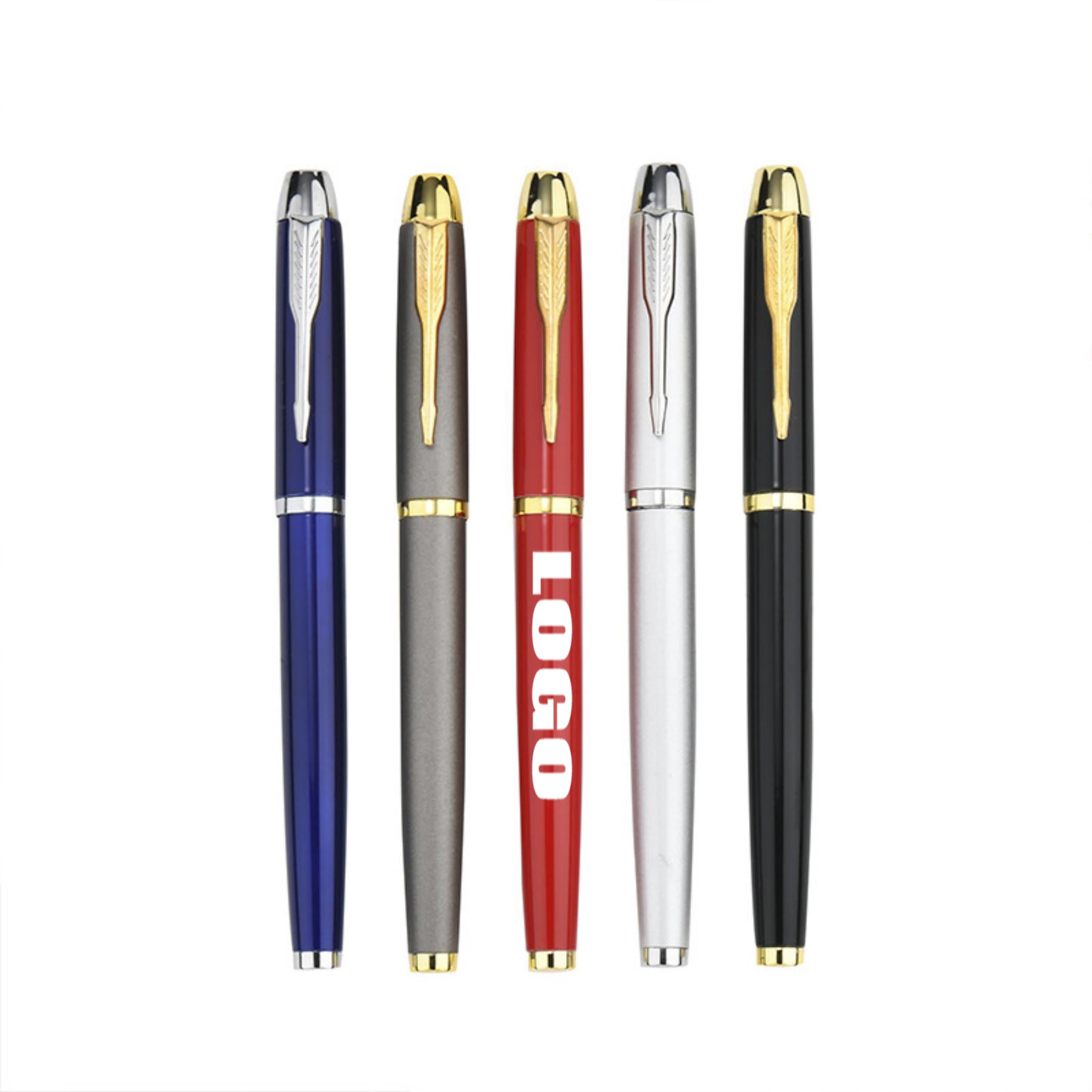 High-End Business Black Ink Metal Pen
