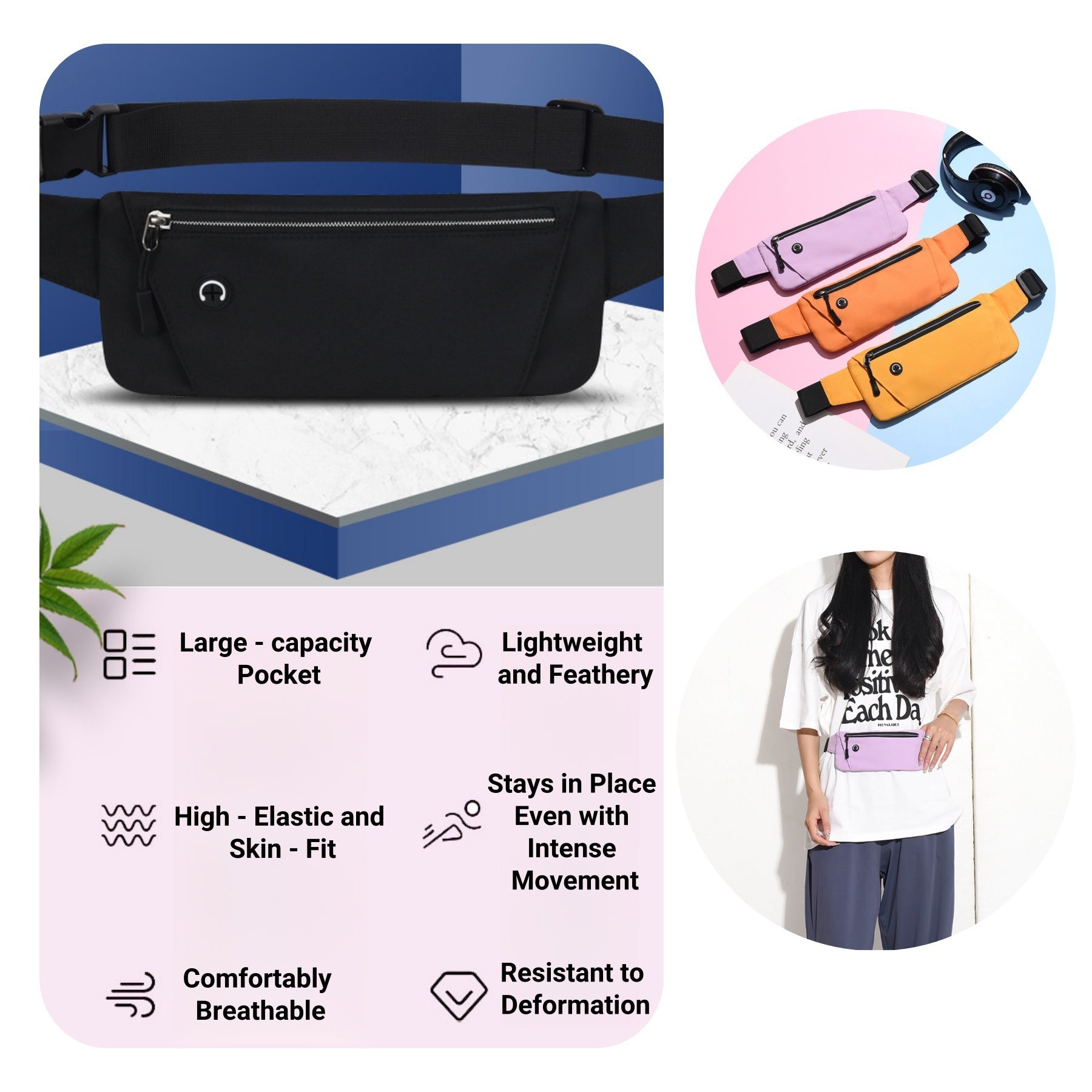 Outdoor Waterproof Sports Waist Bag