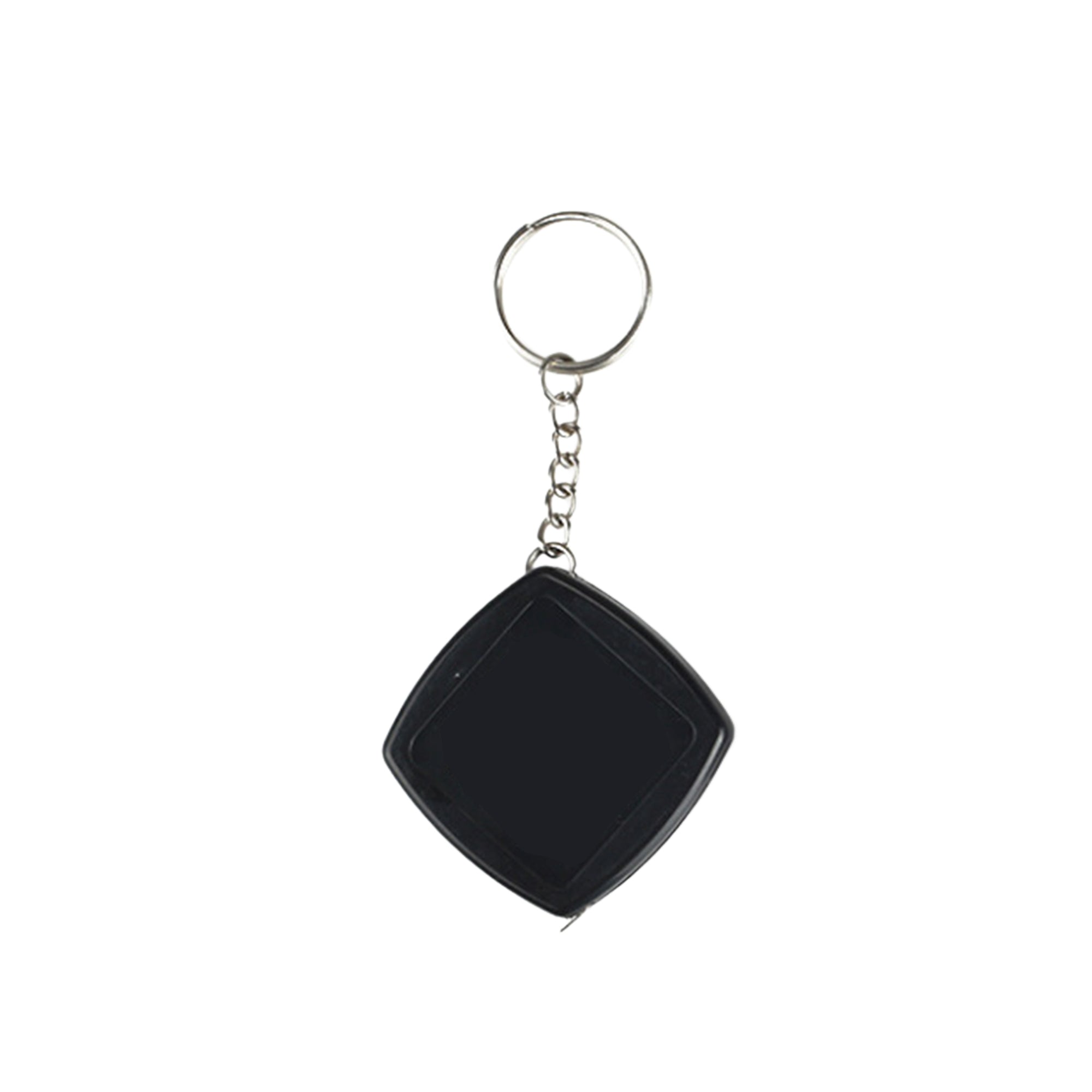 2M/6ft Square Steeless Pocket Measuring Tape With Keychain