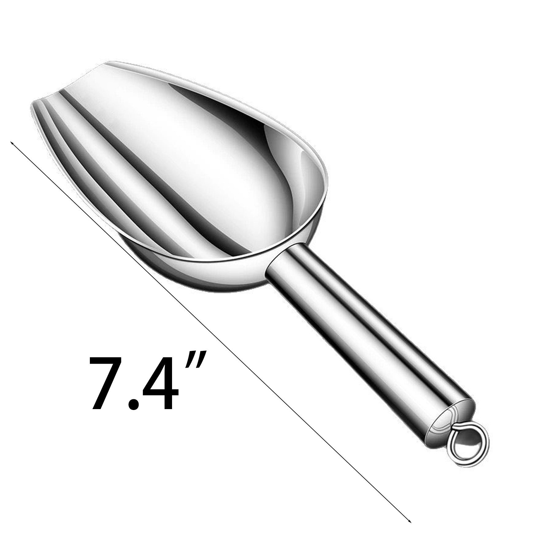Stainless Steel Multipurpose Kitchen Scoop