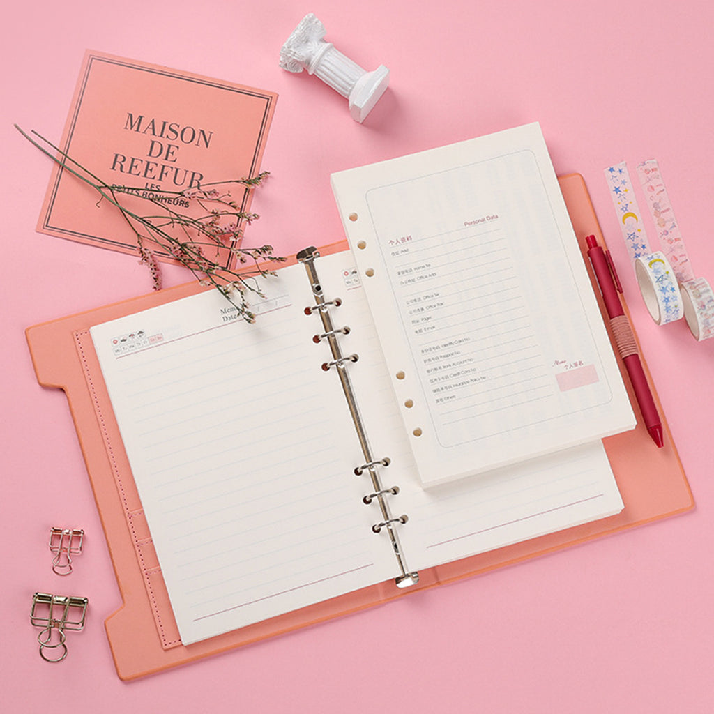 Loose-leaf Detachable Refillable Notebook