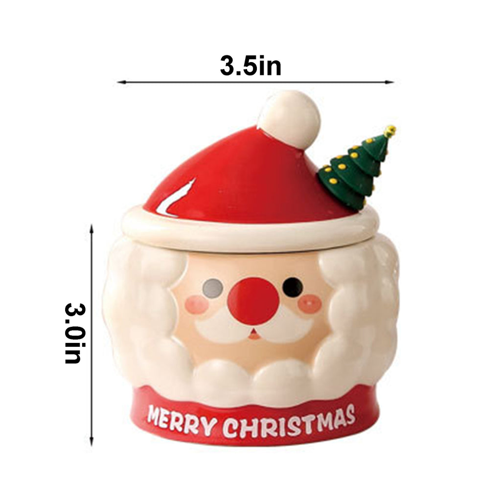Santa Claus Shape Christmas Coffee Ceramic Mug