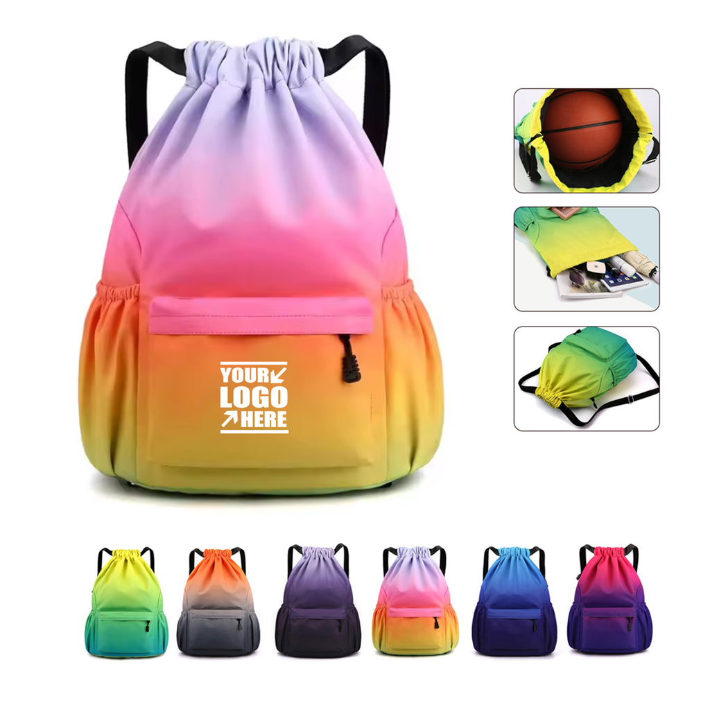 Knapsack Sports Gym Drawstring Backpack
