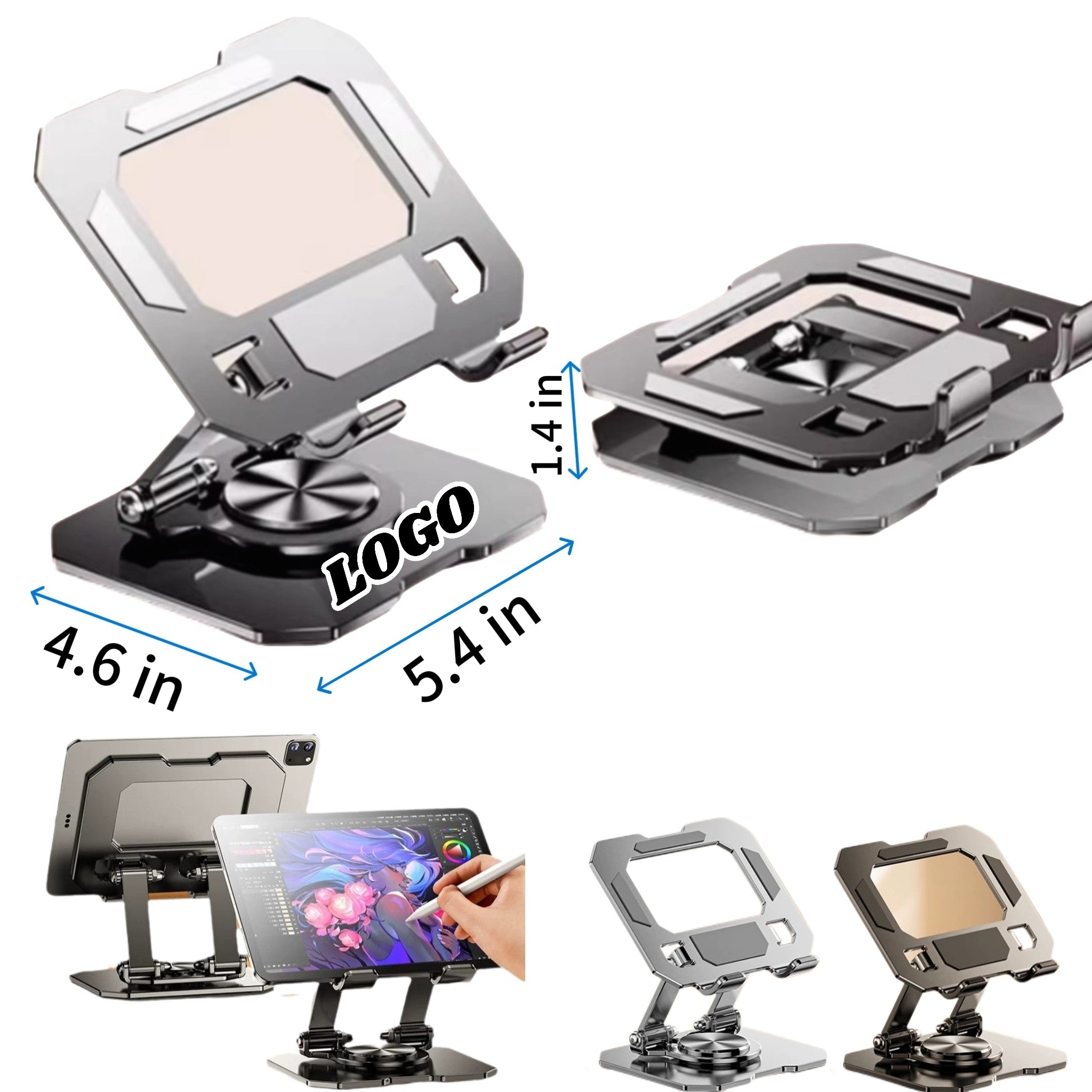 Rotating Folding Tablet Stand