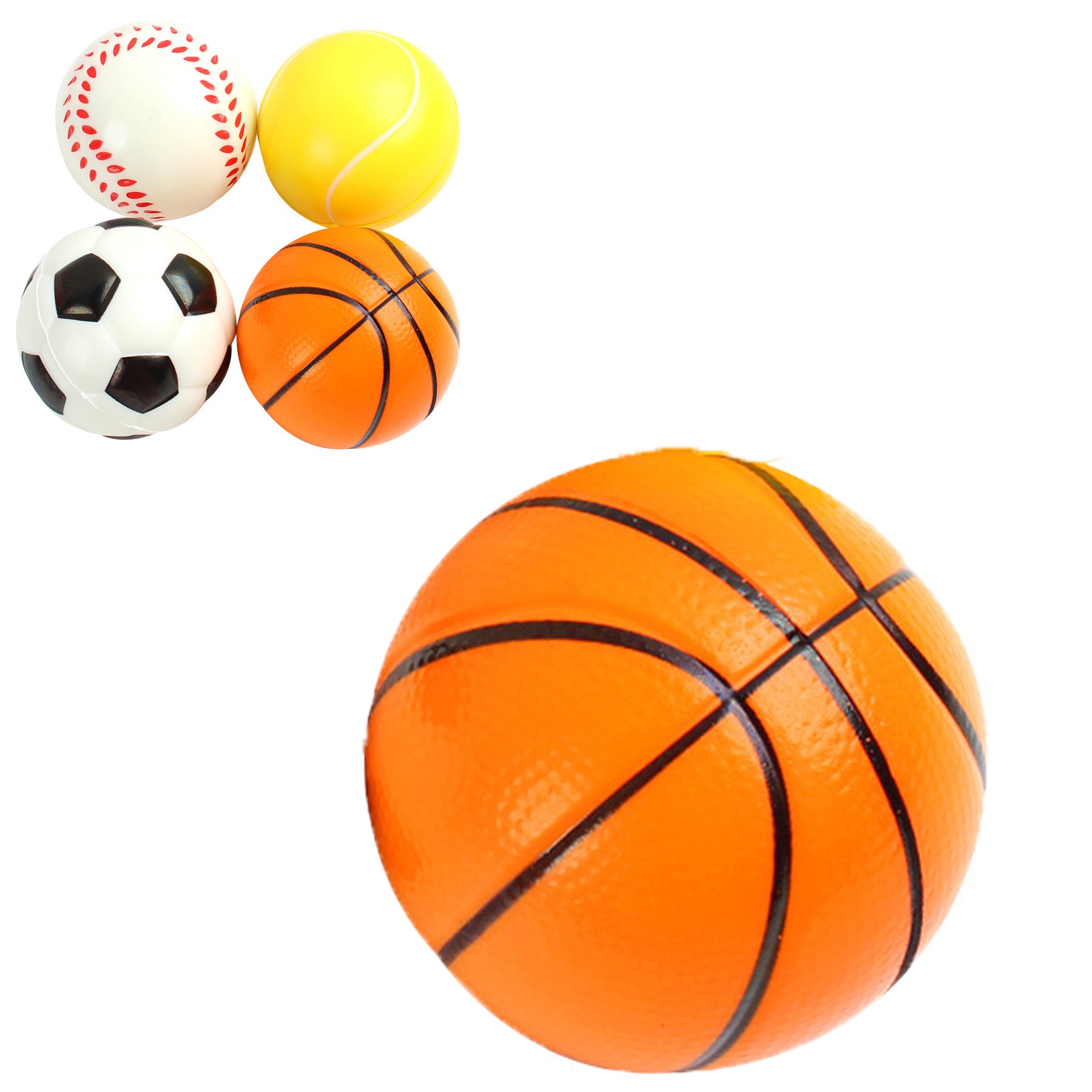 Mini Leather Ball Soft Solid Elastic Ball Sponge PU Ball