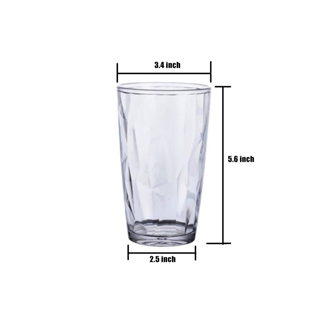 16 Oz Acrylic Glass