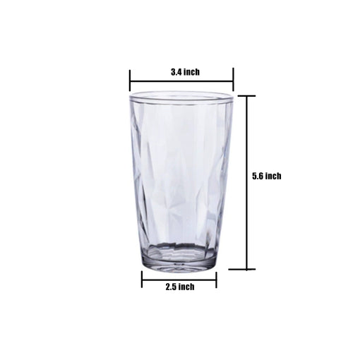 16 Oz Acrylic Glass