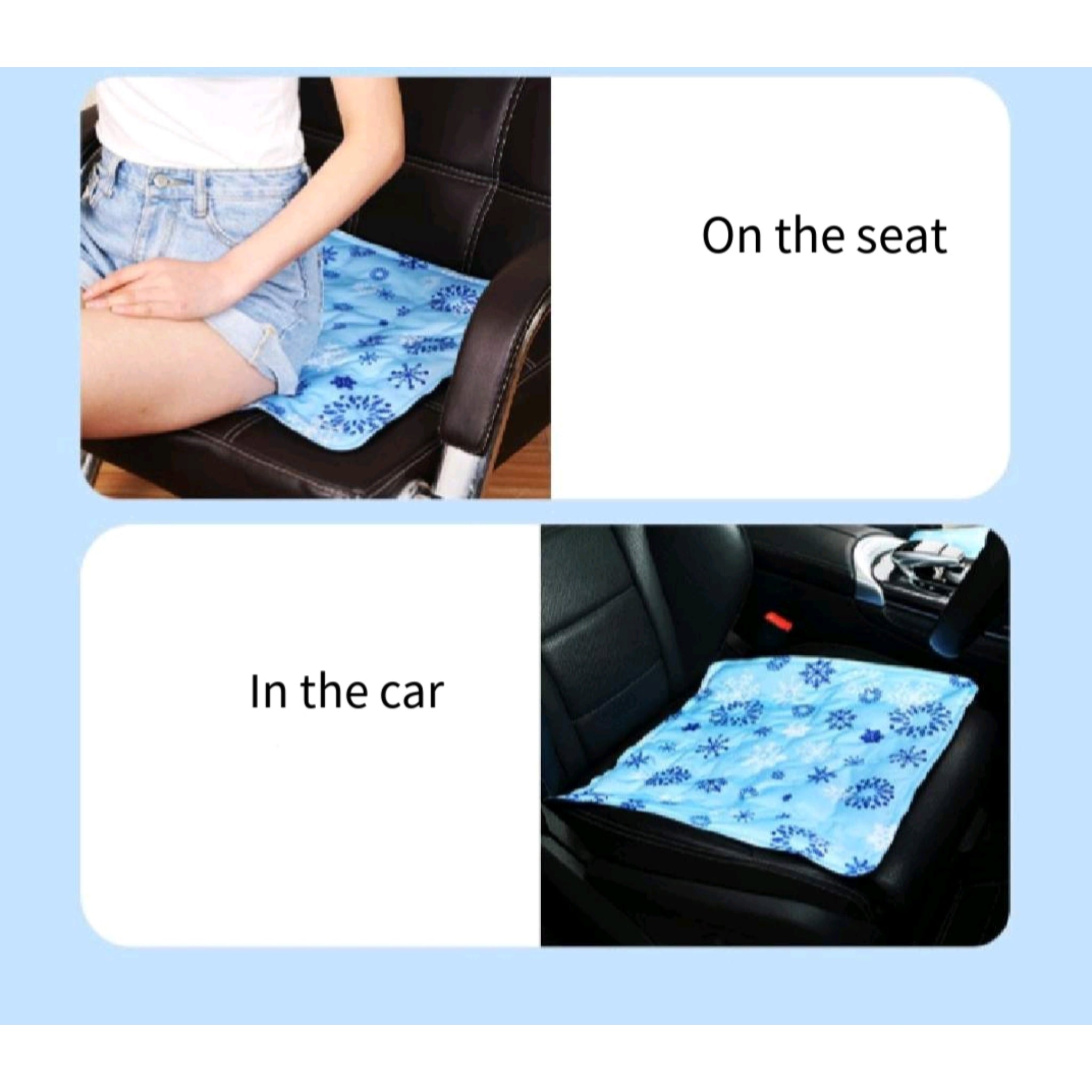 Self Cooling Dog Mat No Electric Gel Pad Kennel Car Relief