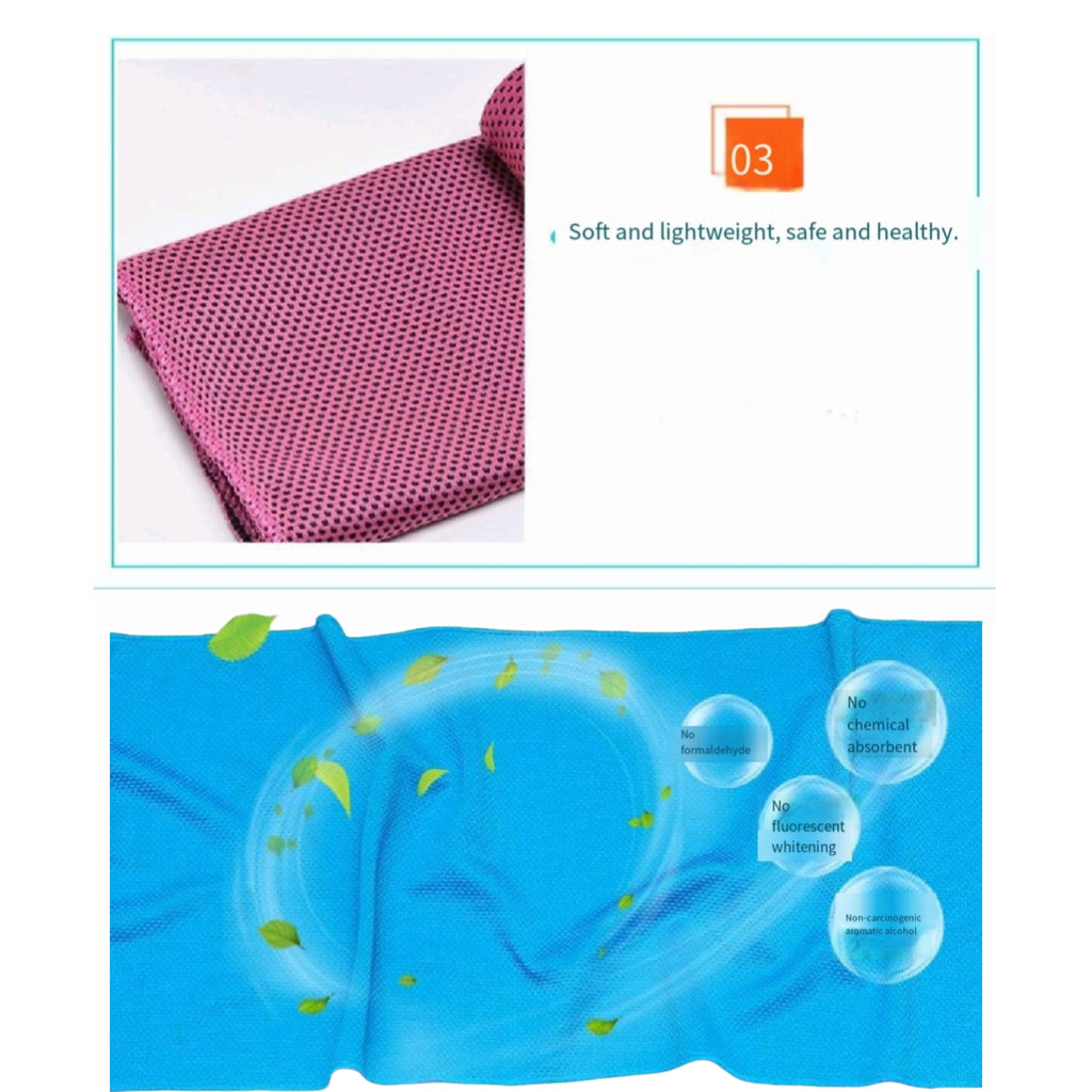 InstantCooling Towel For Sports Yoga Quick Activate Chilling