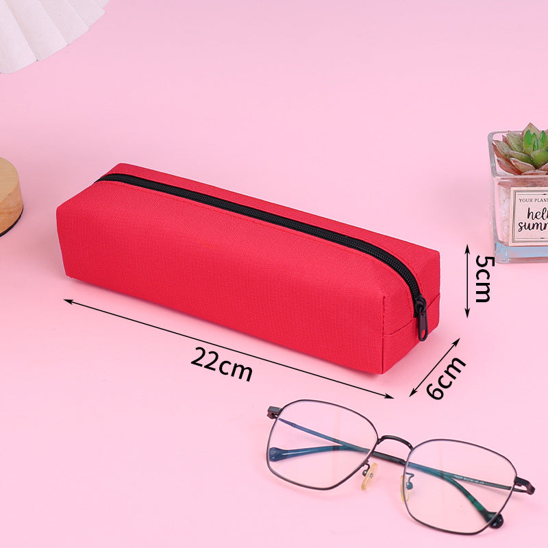 Simple Large Capacity Oxford Cloth Pencil Pouch