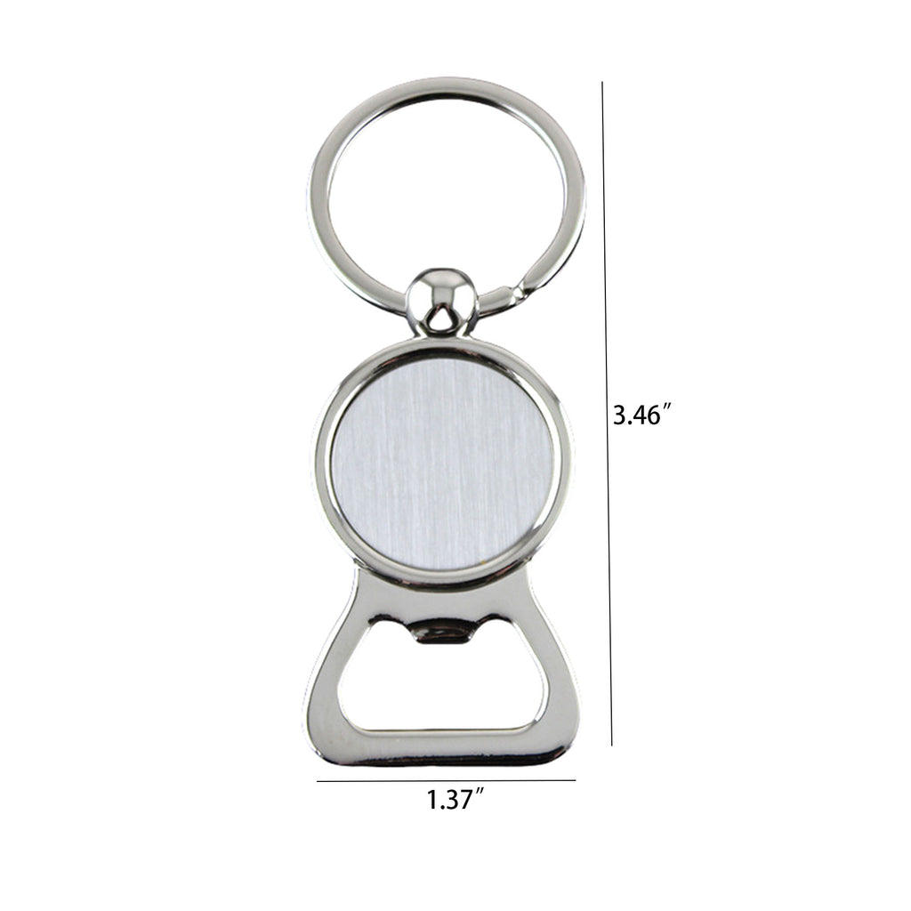 Round Keychain Bottle Opener