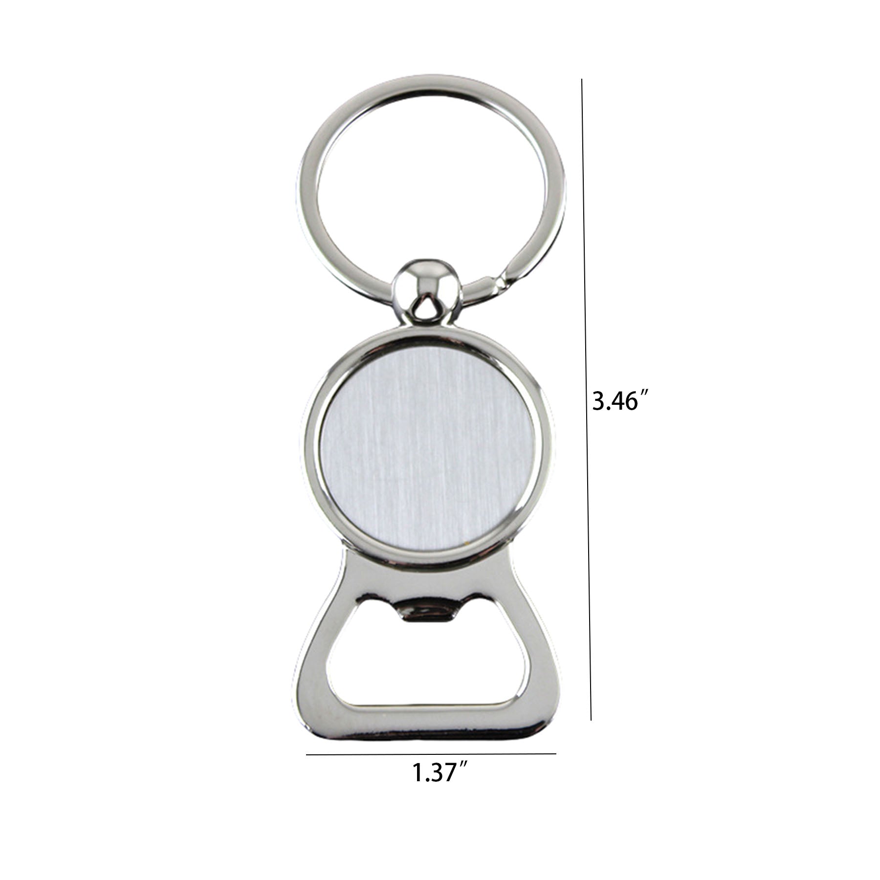 Round Keychain Bottle Opener