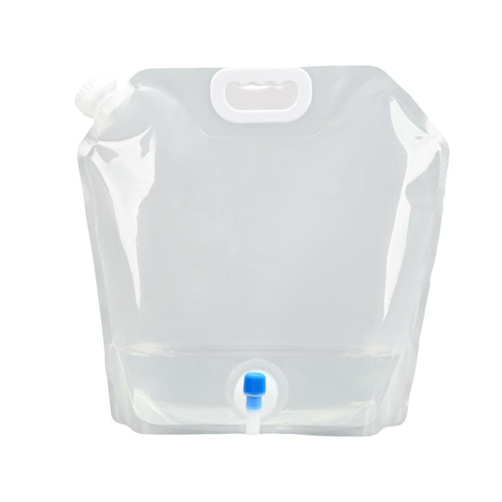 Collapsible 10L Water Bag Camping Faucet For Rv Hiking