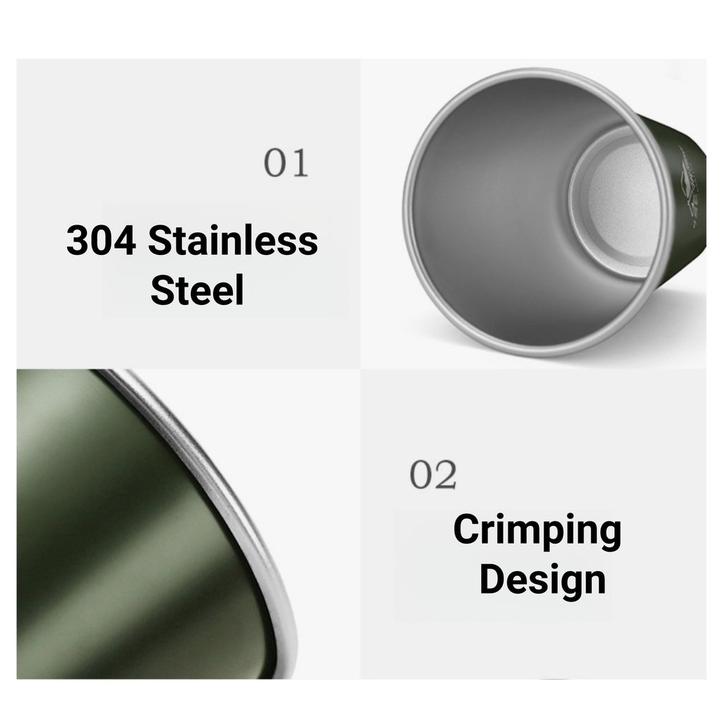 Outdoor 304 Stainless Steel Water Cup