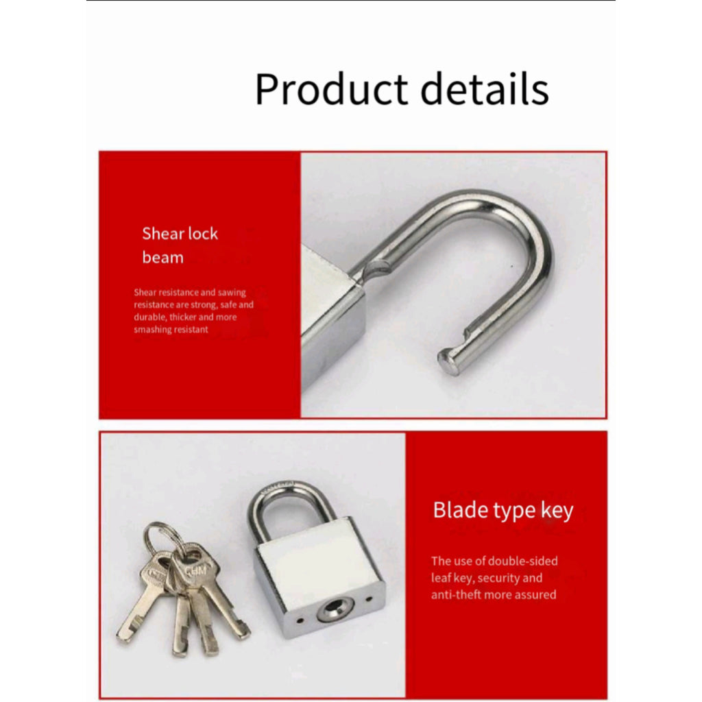Tough Iron Leaf Type Anti Theft Padlock