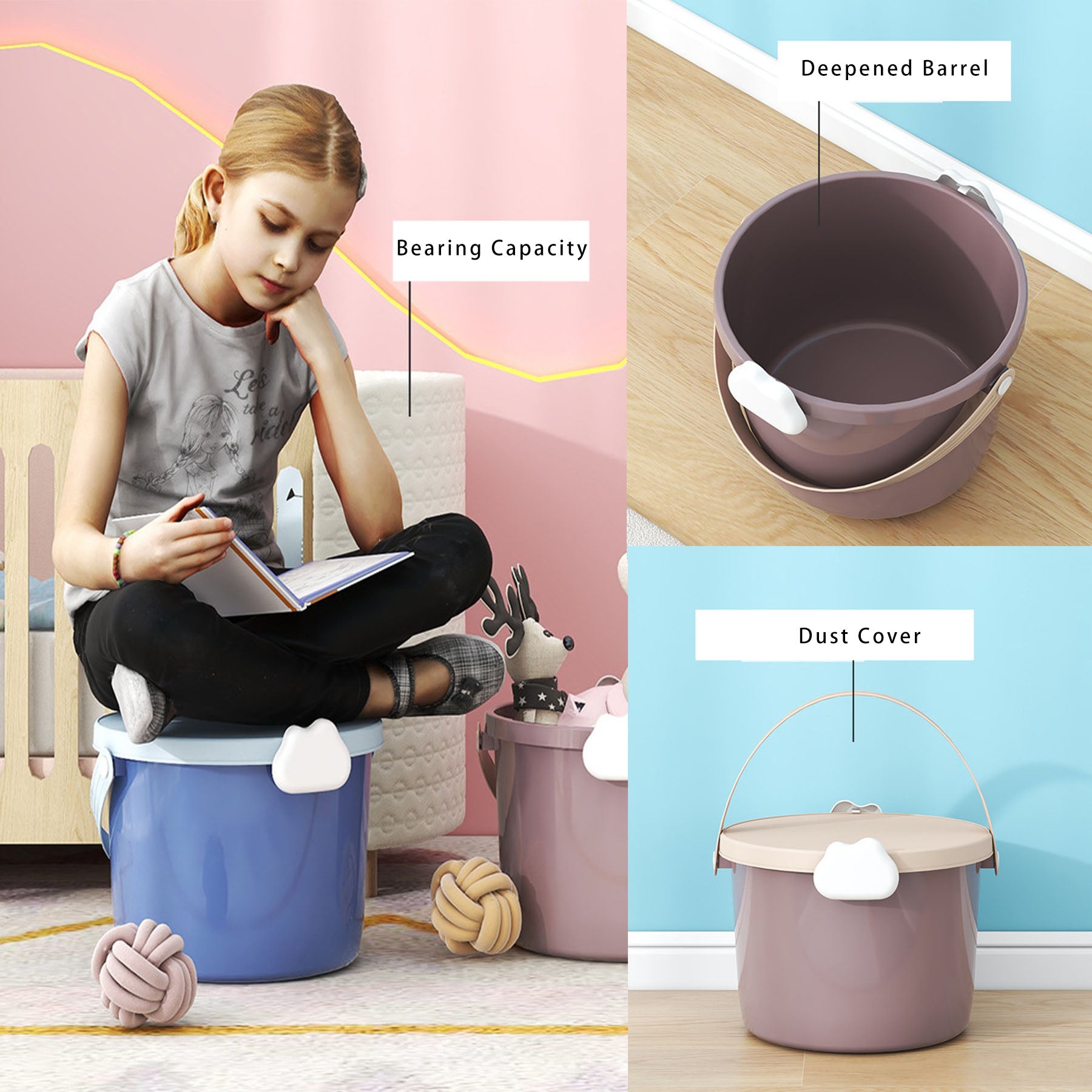 Children'S Toy 10L Storage Bucket