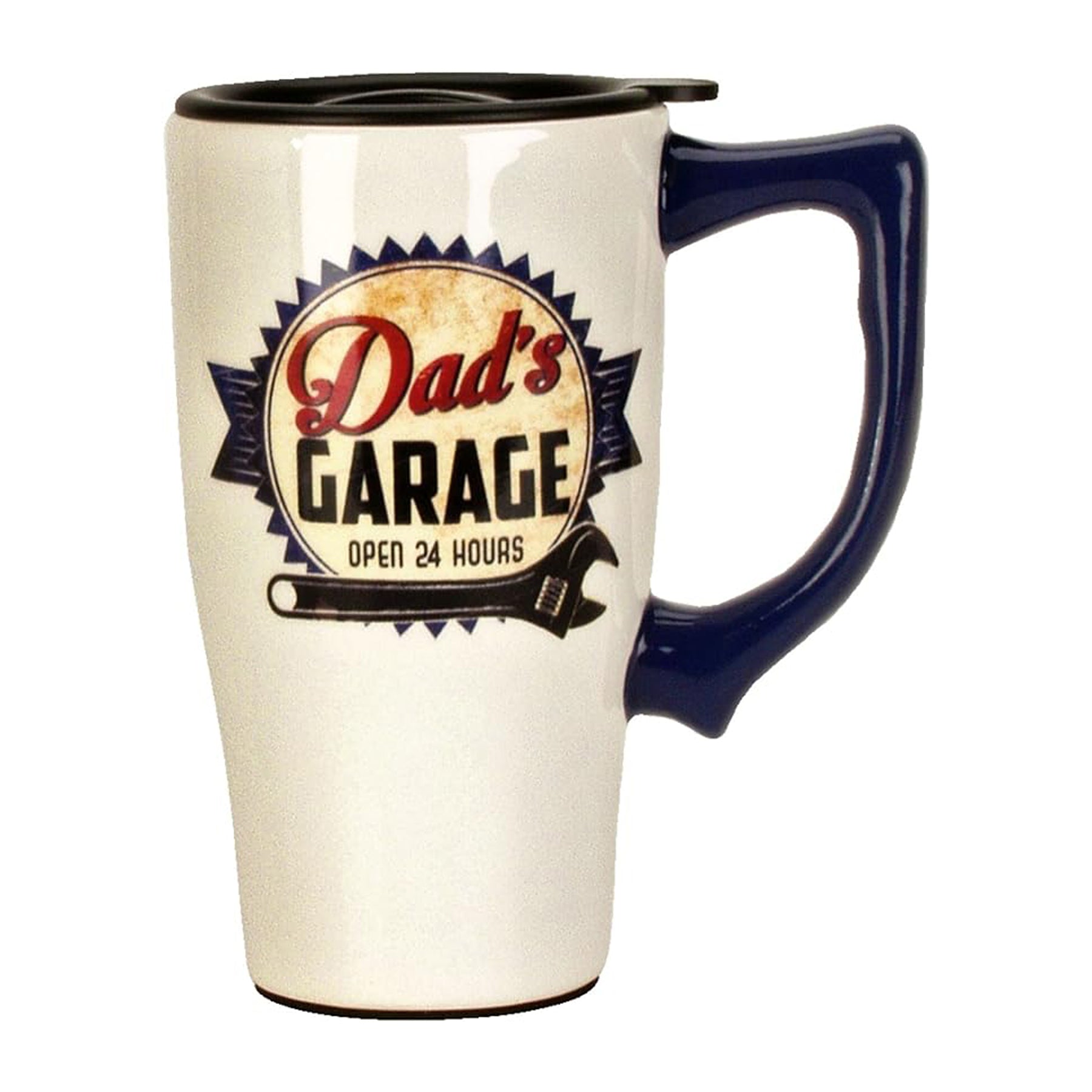 Ceramic Coffee Mug With Lid And Handle
