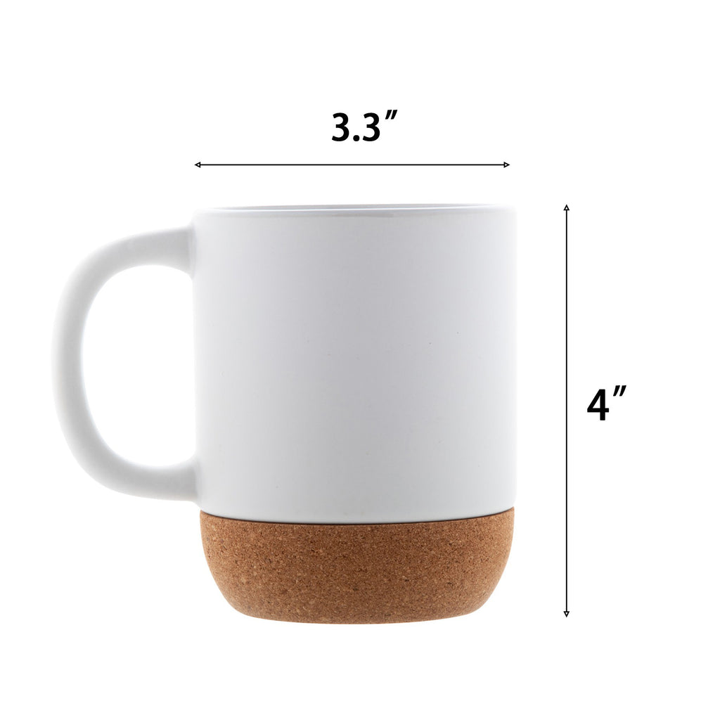 12 Oz Travel Matte Black Coffee Cup Ceramic Mug