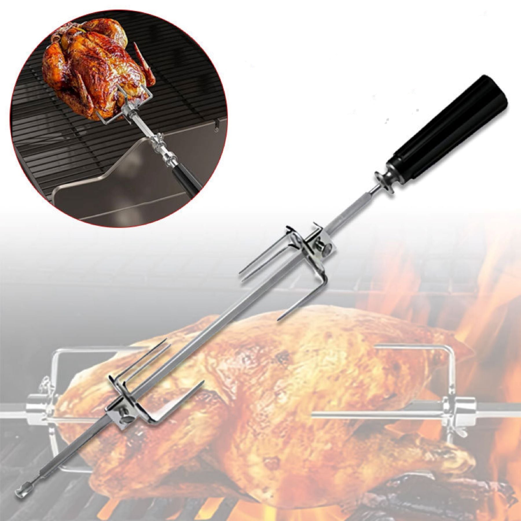 Outdoor Stainless Steel Barbecue Fork