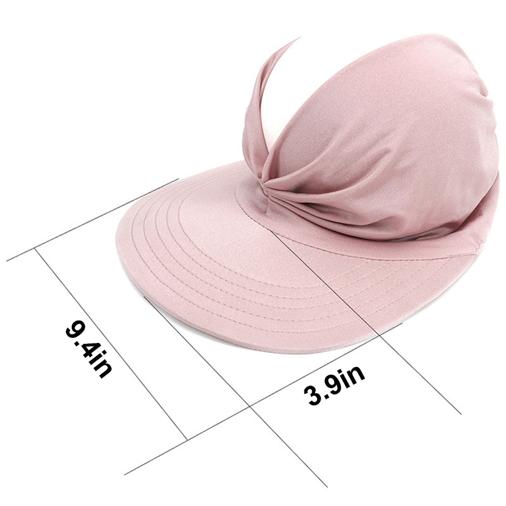 Summer Chinlon Hollow Sun Visor Hat