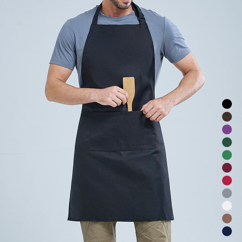 Waterproof Solid Color Sleeveless Apron