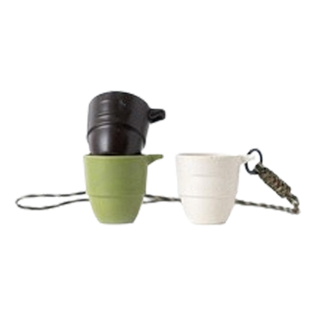 Resin Coffee Grounds Cup With Lanyard
