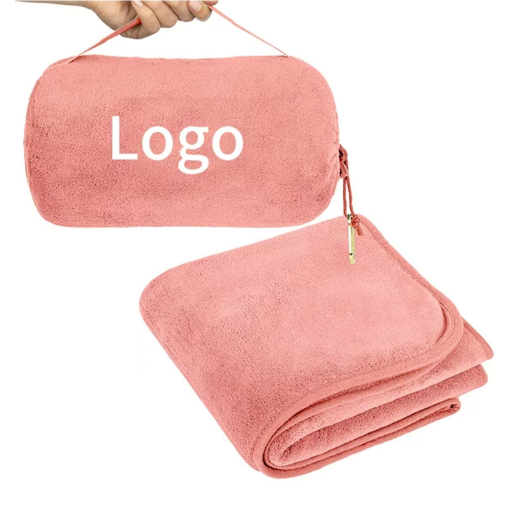 Foldable Travel Airplane Blanket