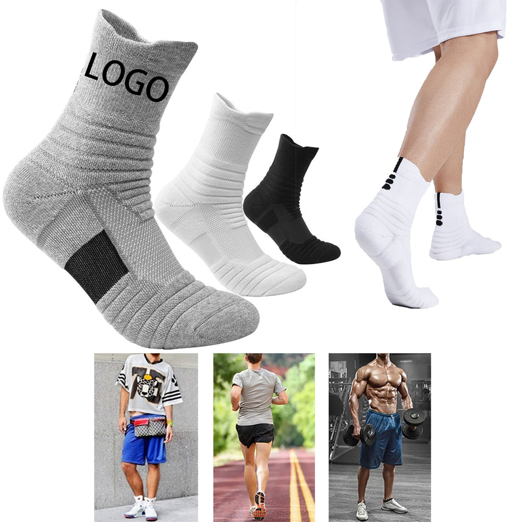 Professional Sports Thickened Towel Mid-Calf Elite Socks