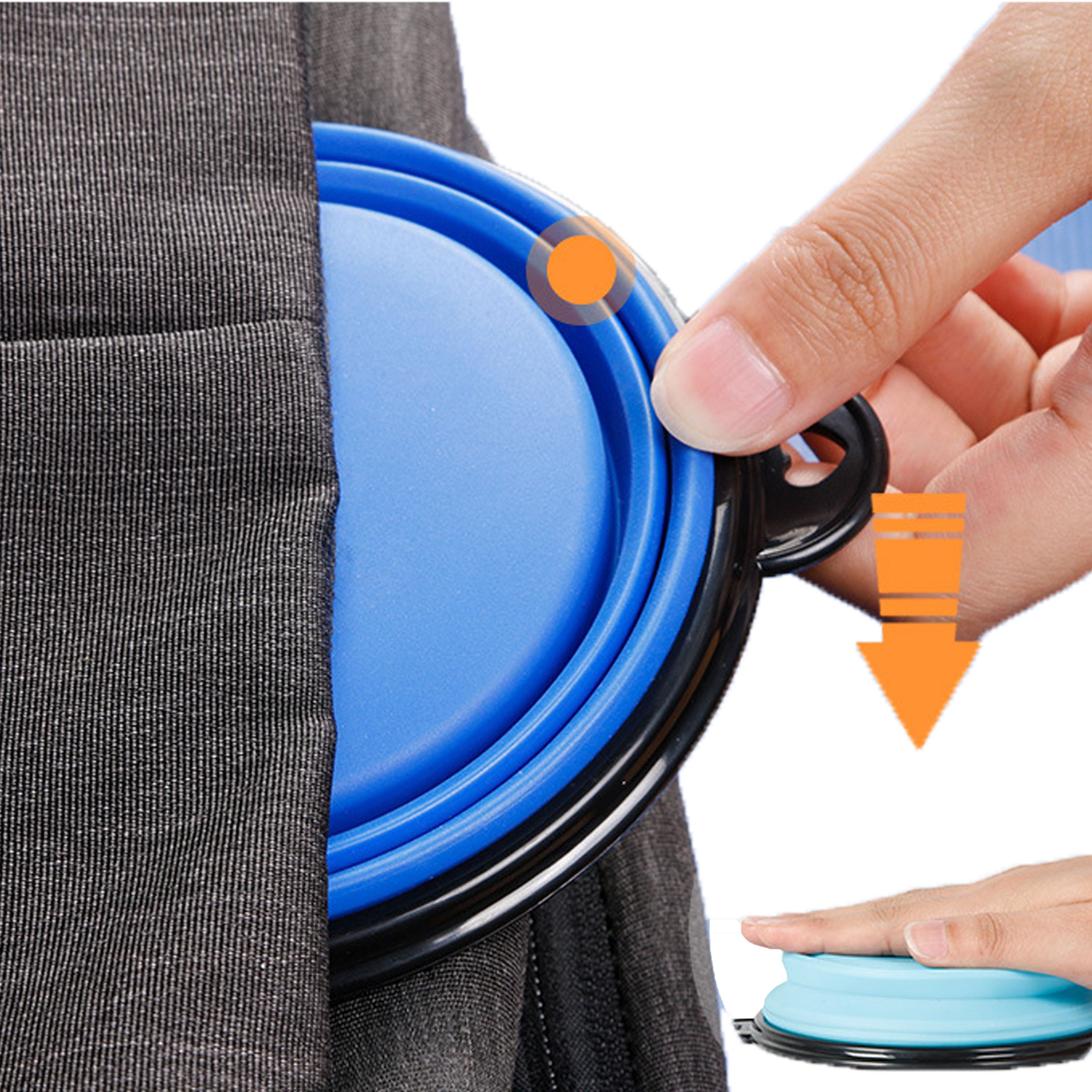 Collapsible Silicone Dog Bowls
