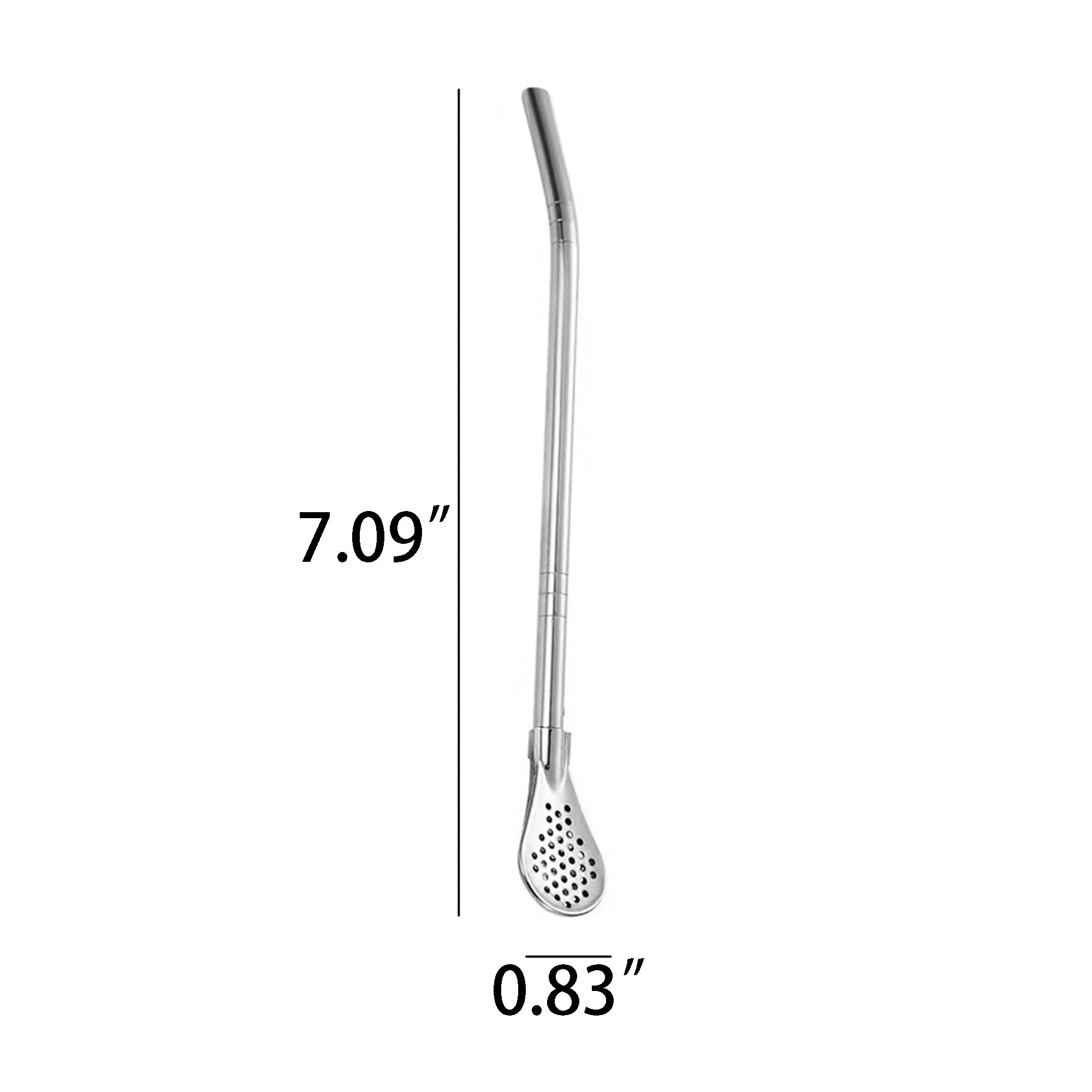 Spoon Straws 304 Stainless Steel With Filter Spoon