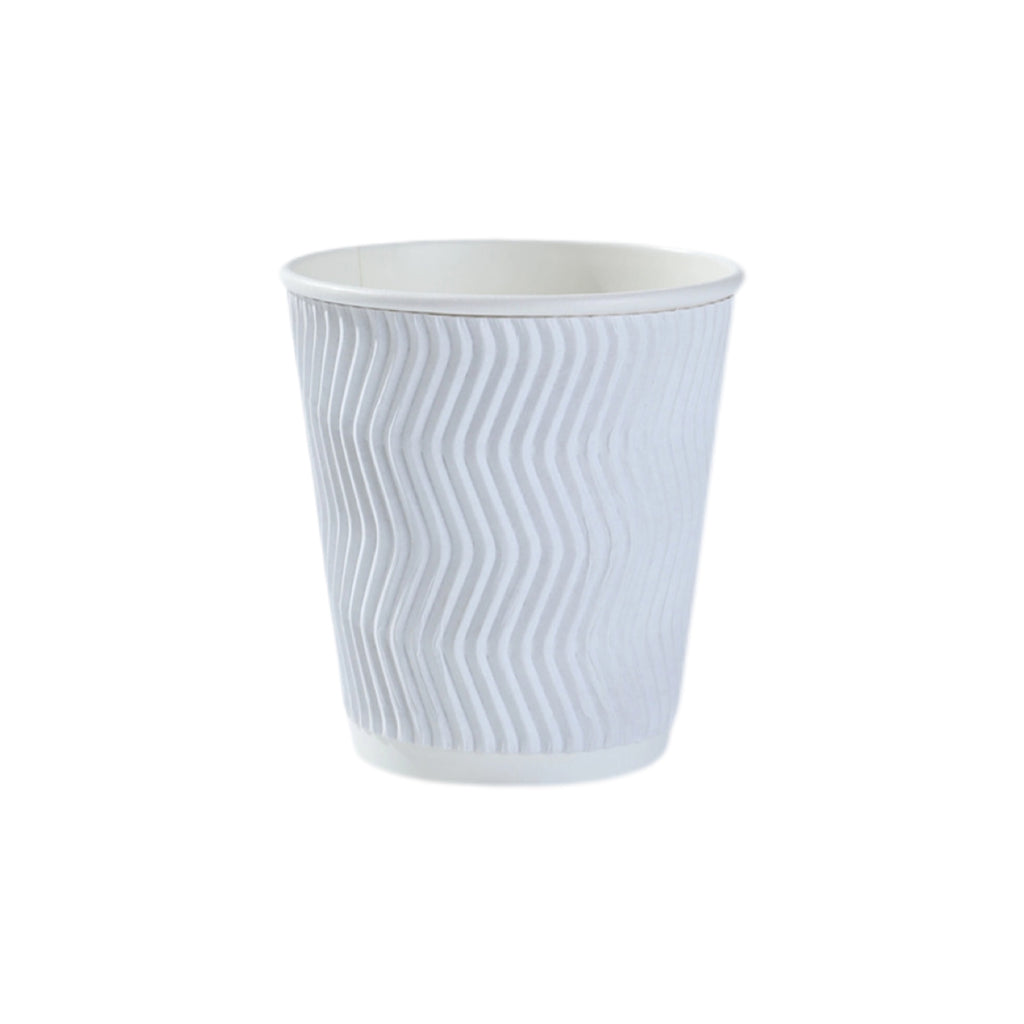 Double-Wall Disposable 12 oz Corrugated Paper Cup