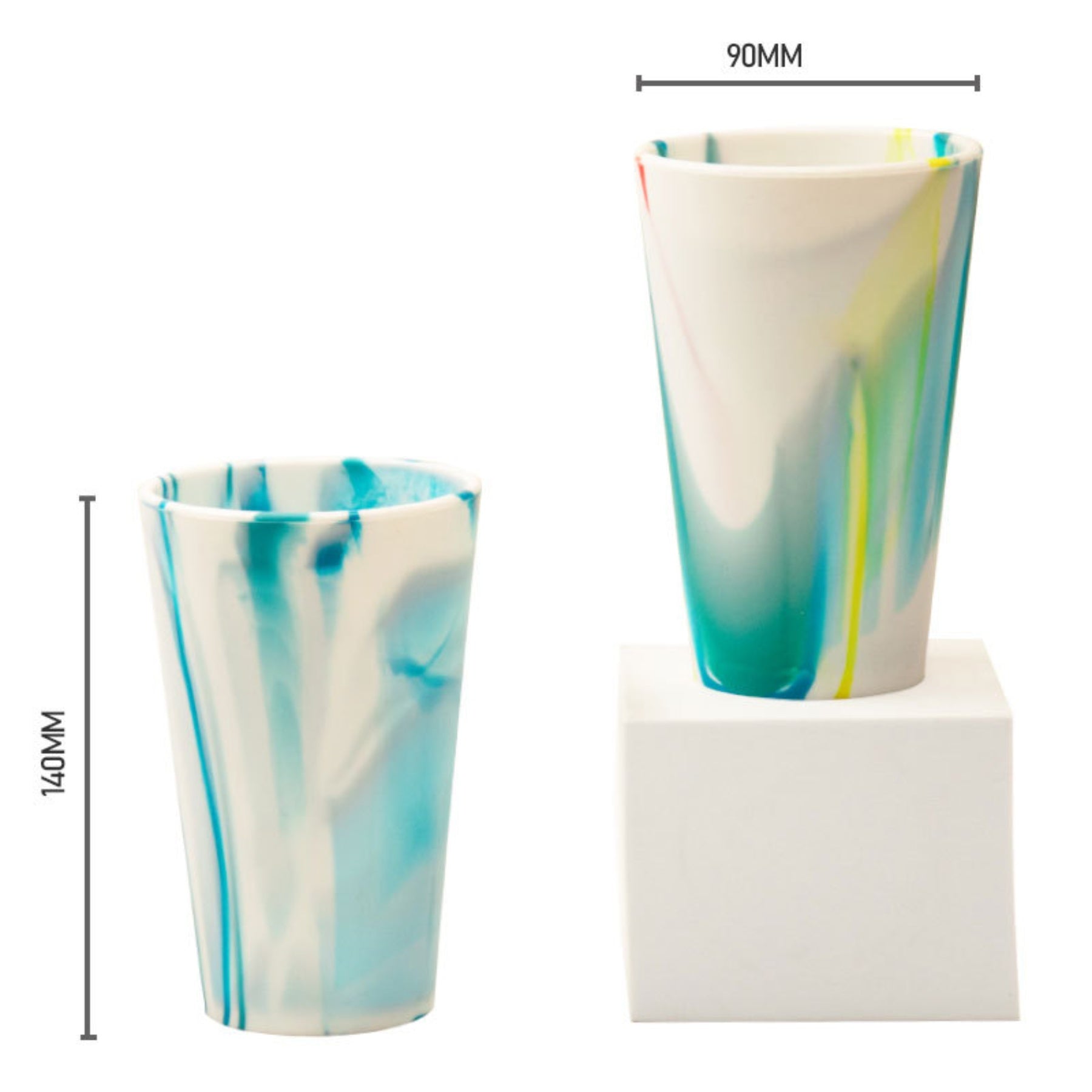 16oz Clear Silicone Cup