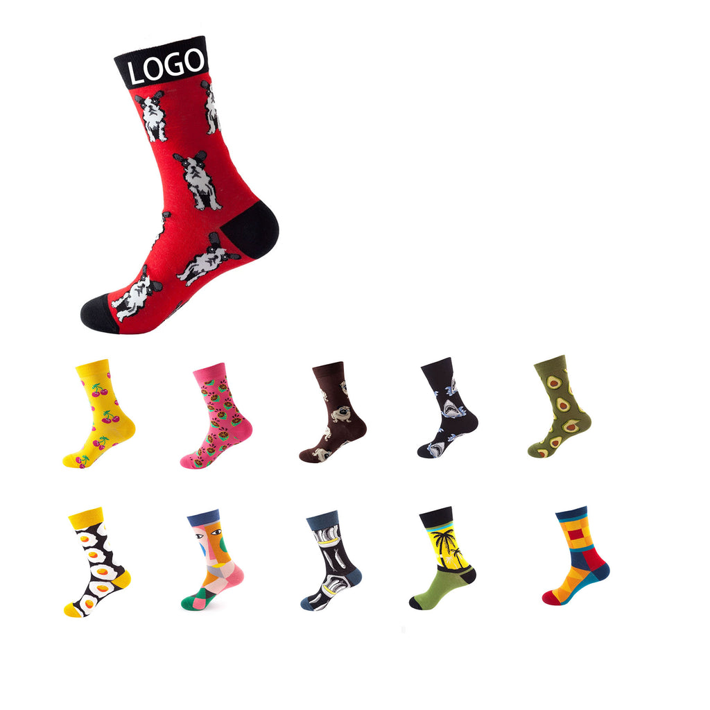Custom Cotton Crew Socks