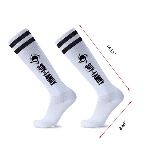 Anime Style Moisture-Wicking Cotton Knee High Socks