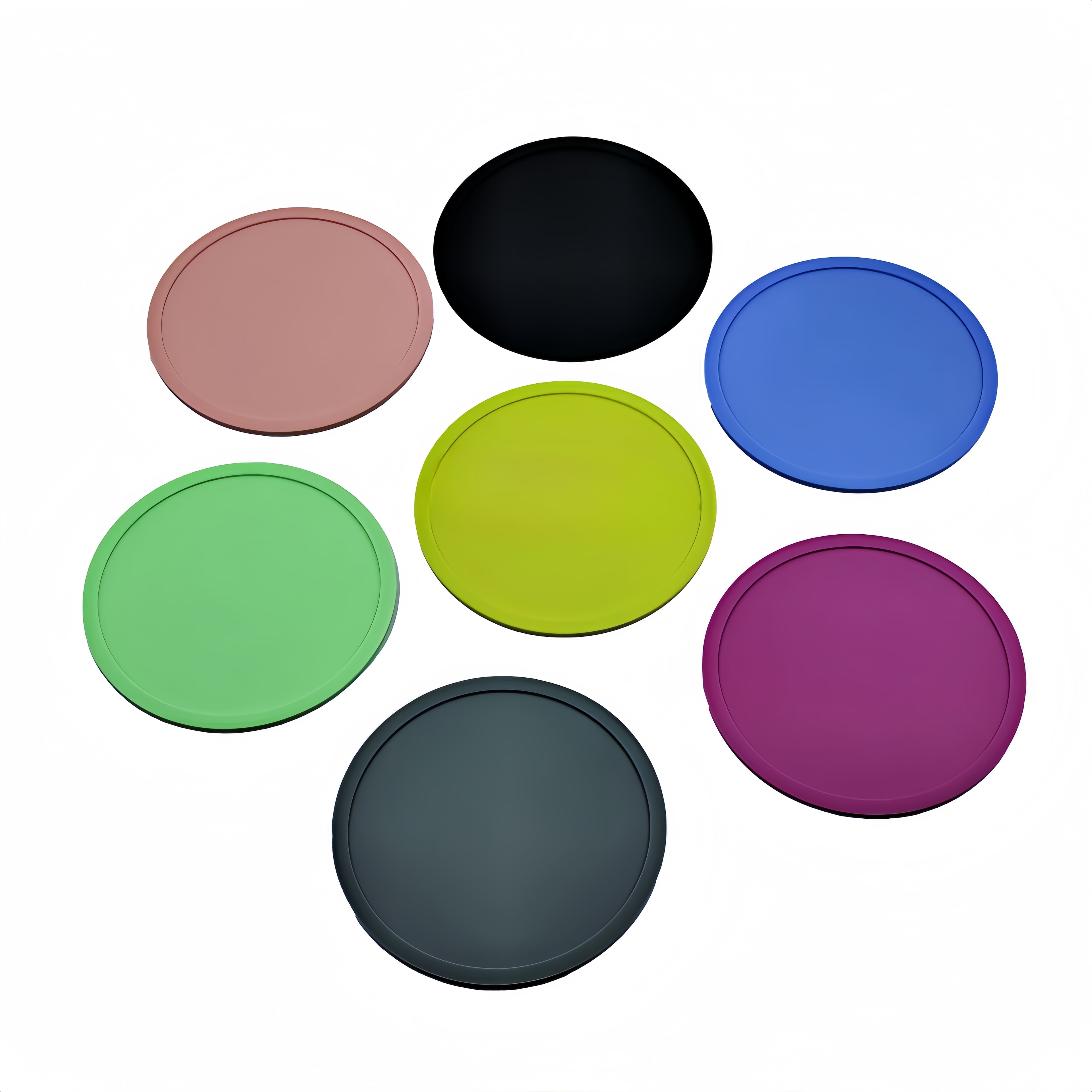 Round Silicone Coaster