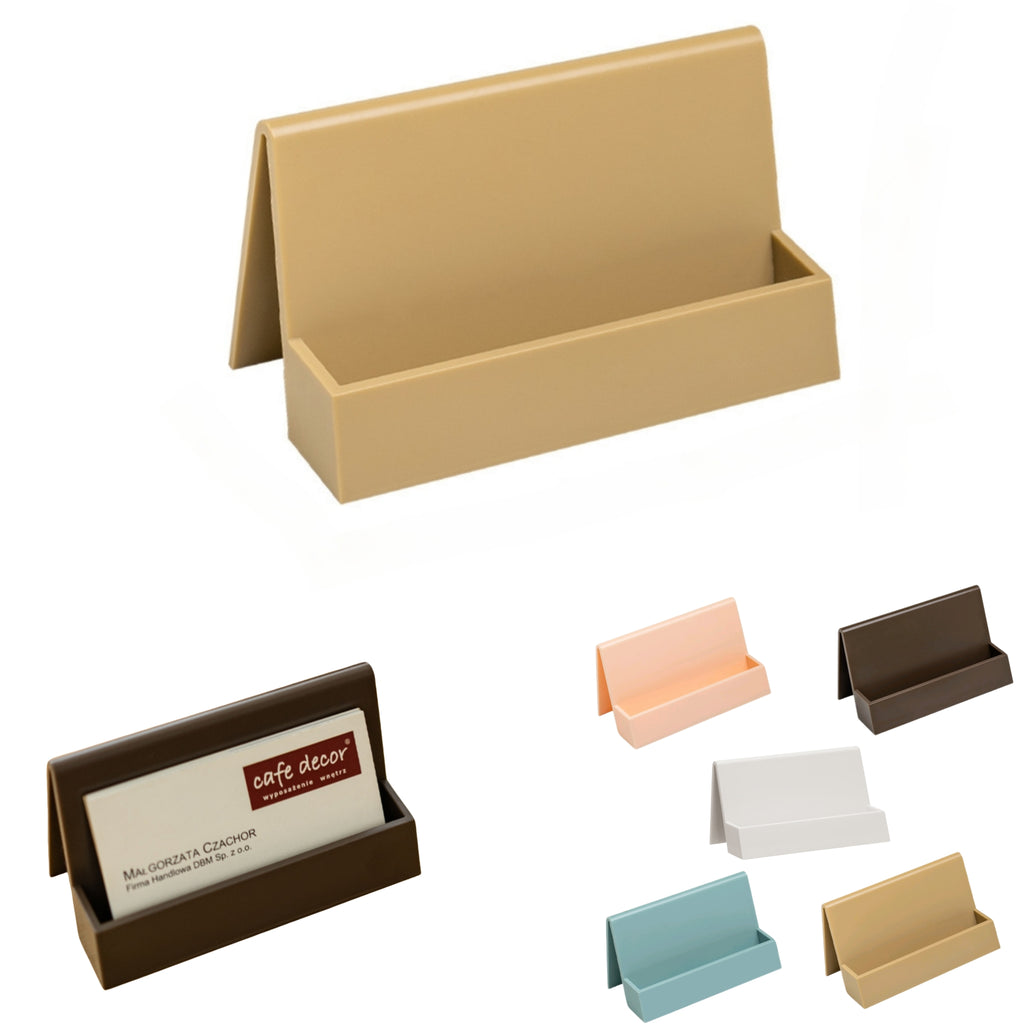 Modern Desktop Holder Business Card Note Tilt
