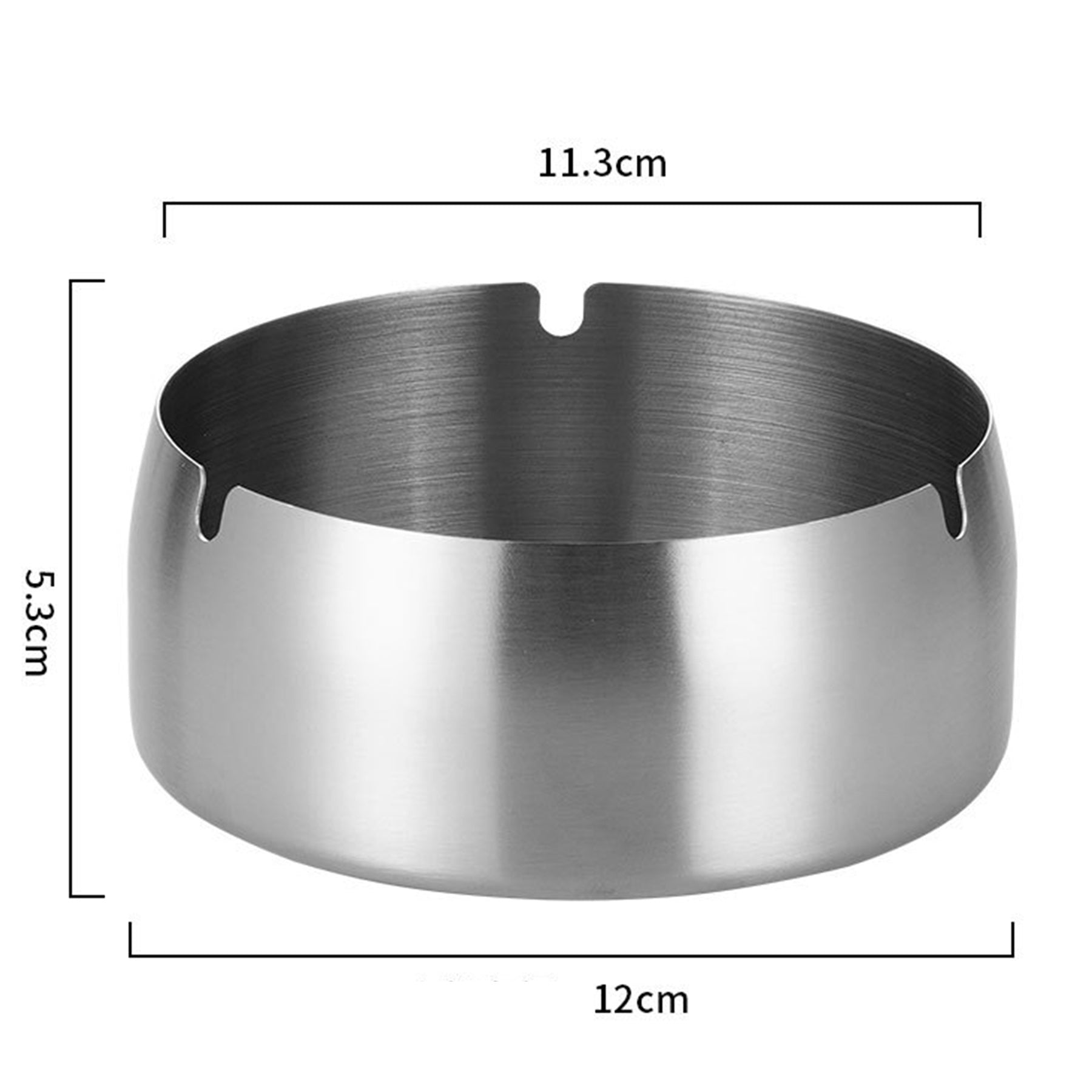 Stainless Steel Smokeless Odorless Windproof Ashtrays